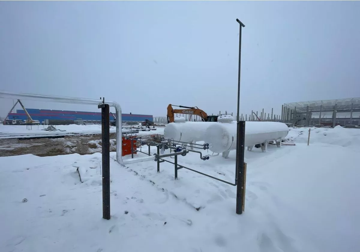 Система автономного газоснабжения для цеха
